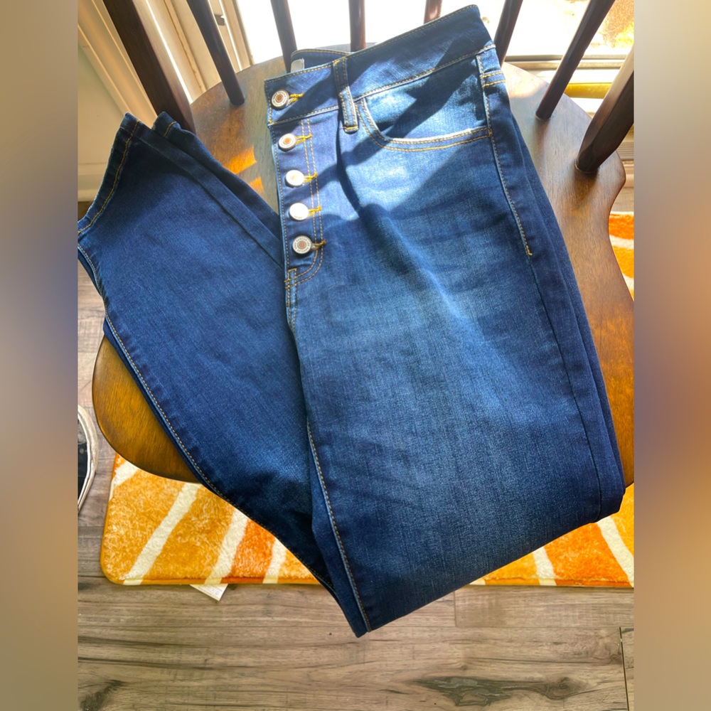 high rise super skinny denim boutique jeans